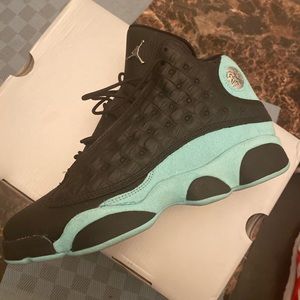 Jordan 13 retro teal/black